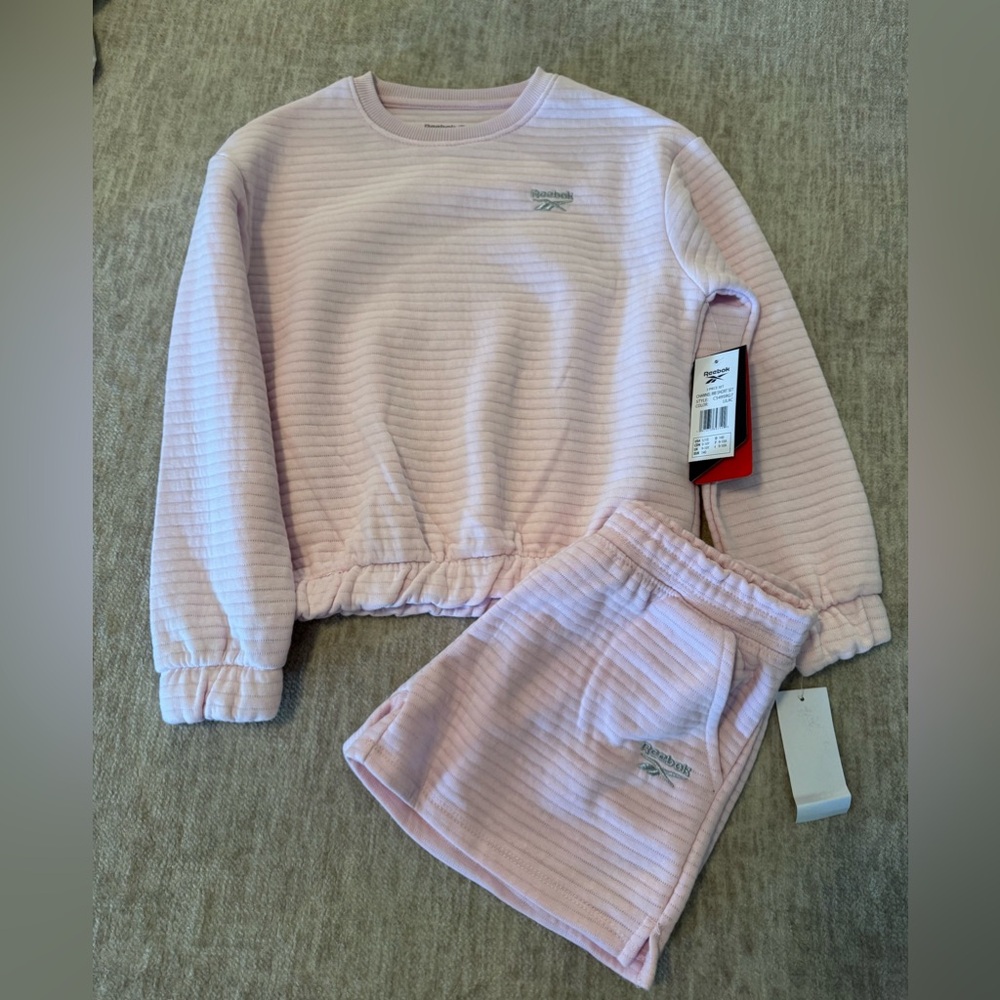 Reebok Kids Light Pink Pajama Set